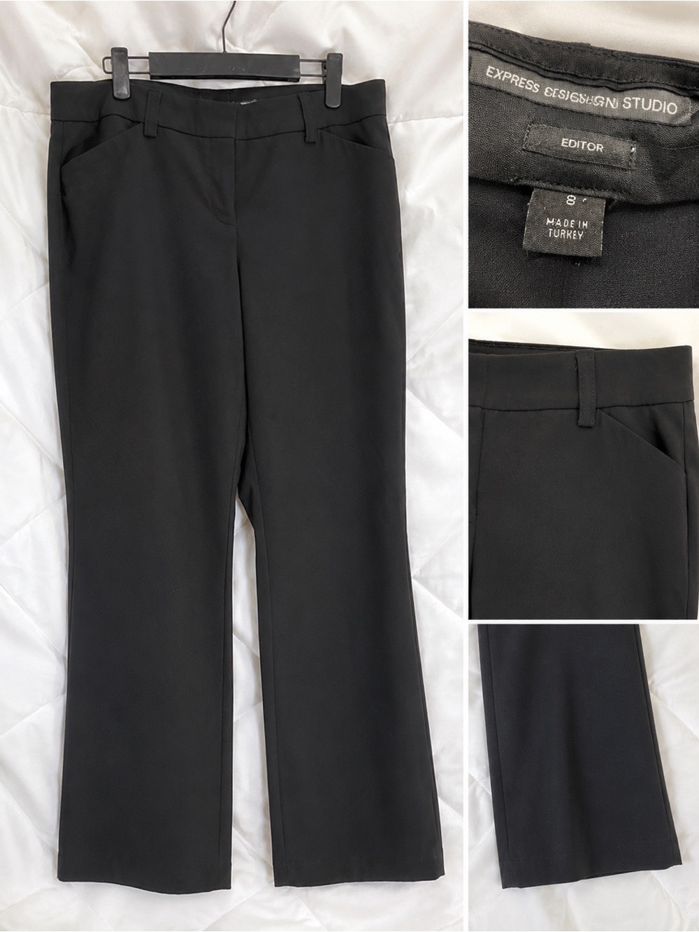 Express Editor Black Dress Pants Women’s Size 8 Career Office